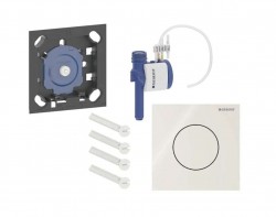 GEBERIT - Pneumatické ovládání splachování pisoáru typ 40, sklo/pískově šedá (116.014.JL.1)