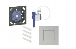 GEBERIT - Pneumatické ovládání splachování pisoáru typu 40, easy to clean, kartáčovaná nerez (116.217.FW.1)