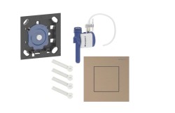 GEBERIT - Pneumatické ovládání splachování pisoáru typu 40, easy to clean, kartáčované červené zlato (116.217.QB.1)