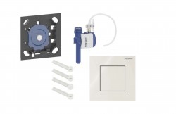 GEBERIT - Pneumatické ovládání splachování pisoáru typu 40, sklo/pískově šedá (116.217.JL.1)