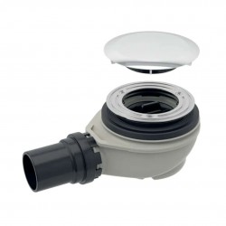 GEBERIT - Příslušenství Odtoková souprava, s krytem odpadního ventilu, lesklý chrom (150.552.21.1)