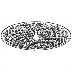 GEBERIT - Příslušenství Pisoárové sitko pro sifonový adaptér,  průměr 103-125 mm (116.067.00.1)