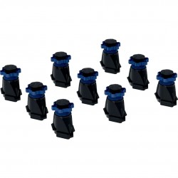 GEBERIT - Příslušenství Souprava nožiček 9 ks, výška 9-21 cm, pro délku vaničky až 1400 mm (554.953.00.1)