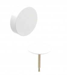 GEBERIT - Příslušenství Souprava pro kompletaci vanové soupravy, s otočným ovládáním, d52, alpská bílá (150.281.11.1)