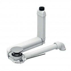 GEBERIT - Příslušenství Úsporný umyvadlový sifon Clou, pro ovládání táhlem, chrom (152.013.21.1)