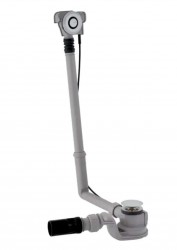 GEBERIT - Příslušenství Vanová odtoková a přepadová souprava, ovládání PushControl, délka 280 mm, chrom (150.752.21.6)