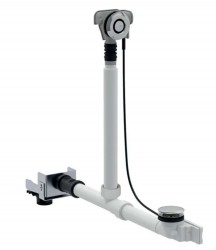 GEBERIT - Příslušenství Vanová odtoková a přepadová souprava, pro připojení na sprchový odtok ve stěně, chrom (154.246.00.6)