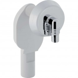 GEBERIT - Příslušenství Zápachová uzávěrka pro zařizovací předměty, 1 připojení, podomítková krabice, alpská bílá (152.234.11.1)