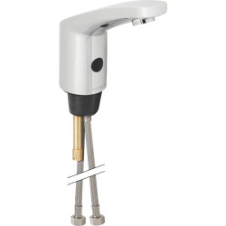 GEBERIT - Public Elektronická umyvadlová baterie, se směšovačem, napájení z baterie, pochromovaná lesklá (116.245.21.1)