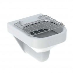 GEBERIT - Publica Závěsná výlevka, se sklopným roštem, KeraTect, bílá (201680600)