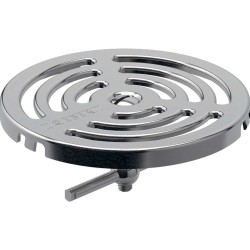 GEBERIT - Rošt pro podlahové vpusti, přišroubovatelný, průměr 10 cm, nerez (154.317.00.1)