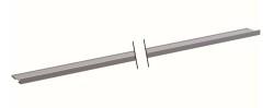 GEBERIT - Sběrný profil pro sprchový odtok ve stěně, 1150 mm, kartáčovaná nerez (154.340.FW.1)