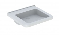 GEBERIT - Selnova Comfort Umyvadlo bezbariérové, 55x53 cm, bez přepadu, bez otvoru pro baterii, bílá (500.787.01.7)