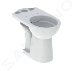 GEBERIT - Selnova Comfort WC kombi mísa, zadní odpad, Rimfree, bílá (500.486.01.7)