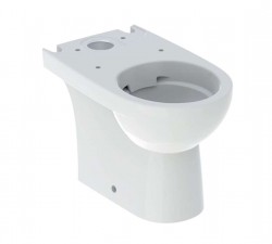 GEBERIT - Selnova Comfort WC kombi mísa, zadní/spodní odpad, Rimfree, bílá (500.478.01.7)