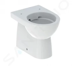 GEBERIT - Selnova Compact Stojící WC, zadní/spodní odpad, Rimfree, bílá (500.394.01.7)