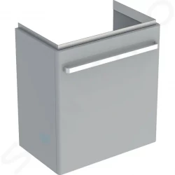 GEBERIT - Selnova Compact Umyvadlová skříňka, 550x367x604 mm, 1 dvířka, světle šedá (501.493.00.1)