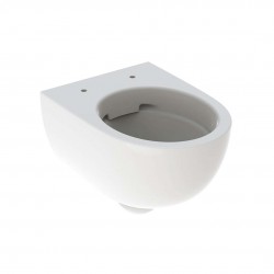 GEBERIT - Selnova Compact Závěsné WC, 490x355 mm, Rimfree, bílá (500.377.01.2)