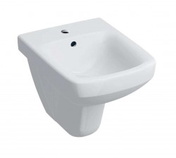 GEBERIT - Selnova Compact Závěsný bidet, otvor pro baterii, bílá (500.272.01.7)
