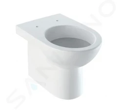 GEBERIT - Selnova Square Stojící WC, zadní odpad, bílá (500.286.01.7)