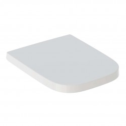 GEBERIT - Selnova Square WC sedátko, duroplast, Softclose, bílá (501.556.01.1)