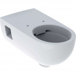 GEBERIT - Selnova Závěsné WC, bezbariérové, Rimfree, bílá (500.693.01.2)