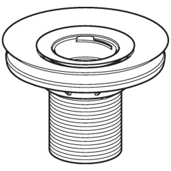 GEBERIT - Sifonový adaptér pro bezvodé pisoáry, průměr 103 mm (116.060.00.1)