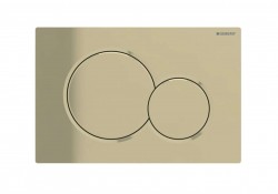 GEBERIT - Sigma01 Ovládací tlačítko splachování, ušlechtilá galvanizovaná mosaz (115.770.DT.5)