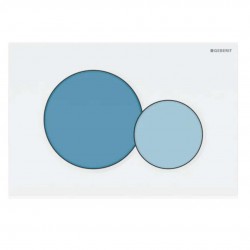 GEBERIT - Sigma01 Ovládání splachování, modrá/bílá (115.770.SX.5)