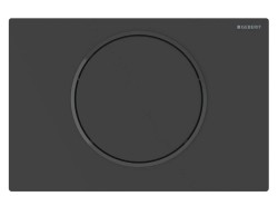 GEBERIT - Sigma10 Elektronické ovládání splachování, bateriové napájení, easy to clean, matná černá (115.869.16.6)