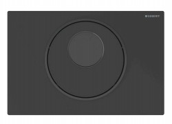 GEBERIT - Sigma10 Elektronické ovládání splachování, bateriové napájení, easy to clean, matná černá (115.891.16.6)