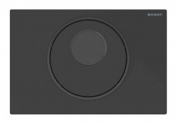 GEBERIT - Sigma10 Elektronické ovládání splachování, síťové napájení, easy to clean, matná černá (115.890.16.6)