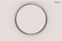GEBERIT - Sigma10 Ovládací tlačítko splachování, bílá mat/nerez (115.758.JT.5)