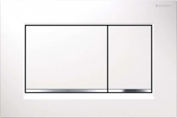 GEBERIT - Sigma20 Ovládací tlačítko splachování, bílá/chrom (115.883.KJ.1)