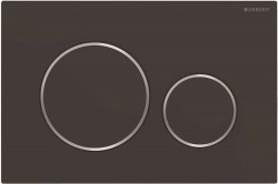 GEBERIT - Sigma20 Ovládací tlačítko splachování, černá mat/chrom (115.882.14.1)