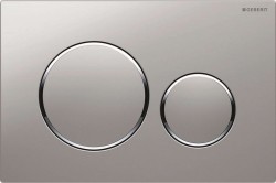 GEBERIT - Sigma20 Ovládací tlačítko splachování, lakovaný chrom mat/chrom (115.882.JQ.1)