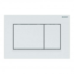 GEBERIT - Sigma20 Ovládací tlačítko splachování, matná bílá/bílá (115.883.01.1)