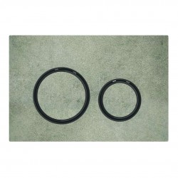 GEBERIT - Sigma21 Ovládací tlačítko pro 2 množství splachování, dekor betonu/černý chrom (115.651.JV.1)