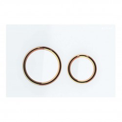 GEBERIT - Sigma21 Ovládací tlačítko splachování, bílá/červené zlato (115.650.SI.1)