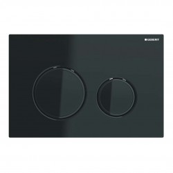 GEBERIT - Sigma21 Ovládací tlačítko splachování, černá/černý chrom (115.651.SJ.1)