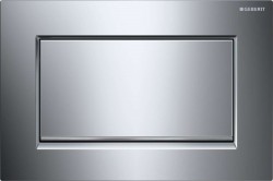GEBERIT - Sigma30 Ovládací tlačítko splachování, chrom/kartáčovaný chrom (115.893.KY.1)