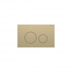 GEBERIT - Sigma40 Ovládání splachování, easy to clean, kartáčovaná mosaz (115.628.QF.1)