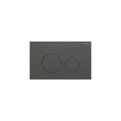 GEBERIT - Sigma40 Ovládání splachování, easy to clean, kartáčovaný černý chrom (115.628.QD.1)