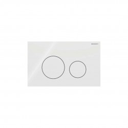 GEBERIT - Sigma40 Ovládání splachování, sklo/bílá (115.628.SI.1)