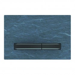 GEBERIT - Sigma50 Ovládací tlačítko pro 2 množství splachování, břidlice Mustang/černý chrom (115.671.JM.2)