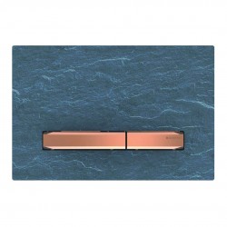 GEBERIT - Sigma50 Ovládací tlačítko pro 2 množství splachování, břidlice Mustang/červené zlato (115.670.JM.2)