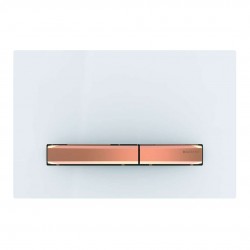 GEBERIT - Sigma50 Ovládací tlačítko splachování, bílá/červené zlato (115.670.11.2)