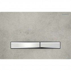 GEBERIT - Sigma50 Ovládací tlačítko splachování, chrom/dekor betonu (115.788.JV.2)