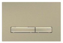 GEBERIT - Sigma50 Ovládání splachování, easy to clean, kartáčovaná mosaz (115.672.QF.2)