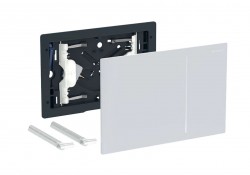 GEBERIT - Sigma70 Kryt pneumatického ovládání splachování, bílé sklo (242.813.SI.1)